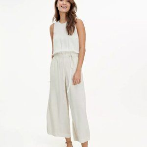 Splendid Somerset Solid Cream Jumpsuit